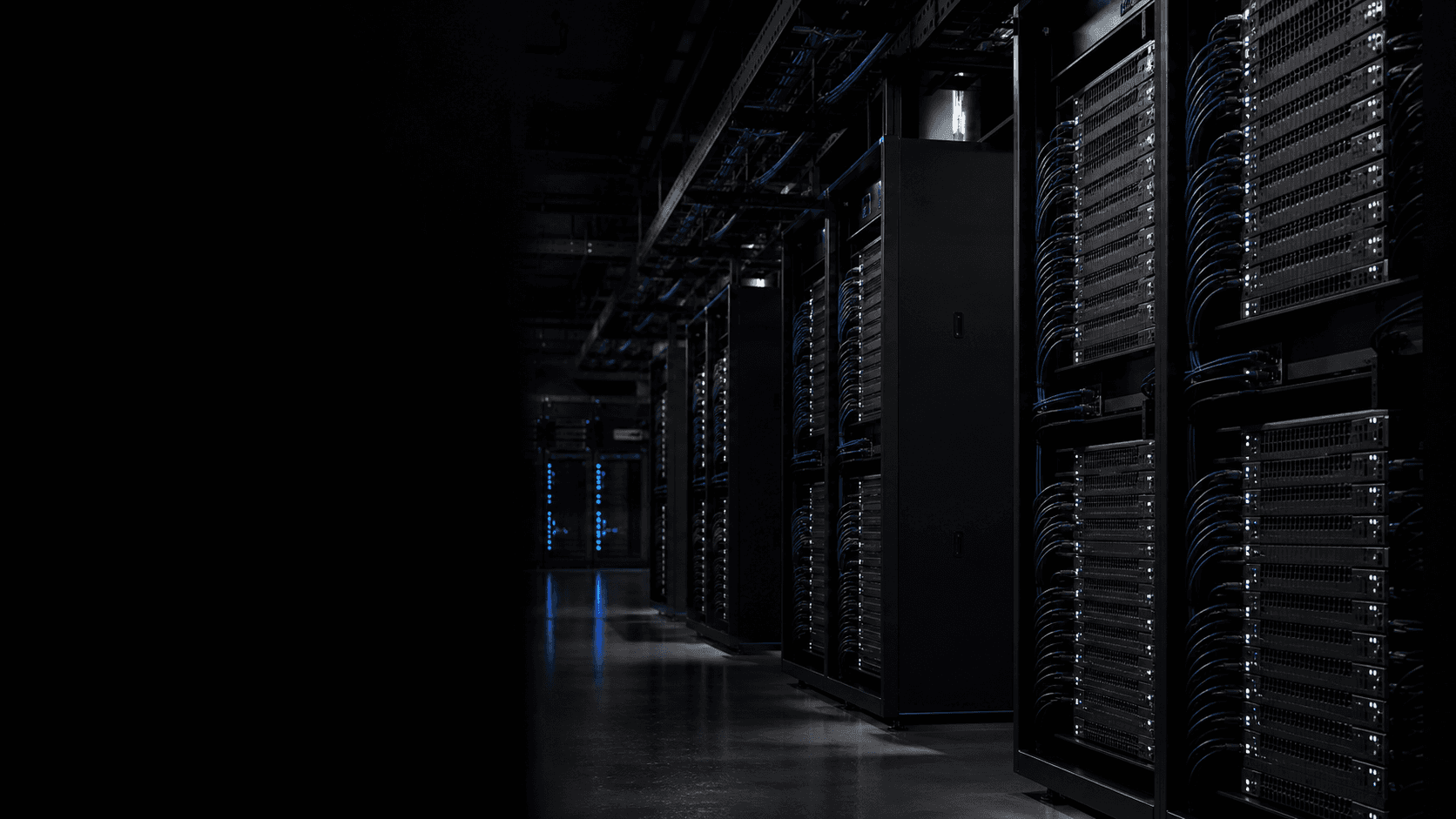Enterprise compute racks in a high-performance data center